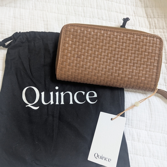 Quince Brown Woven Wallet - Picture 2 of 10
